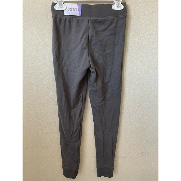 Justice Rose Gold New York Foil Graphics Mid Rise Full Length Joggers Size 6/7 - Picture 5 of 8